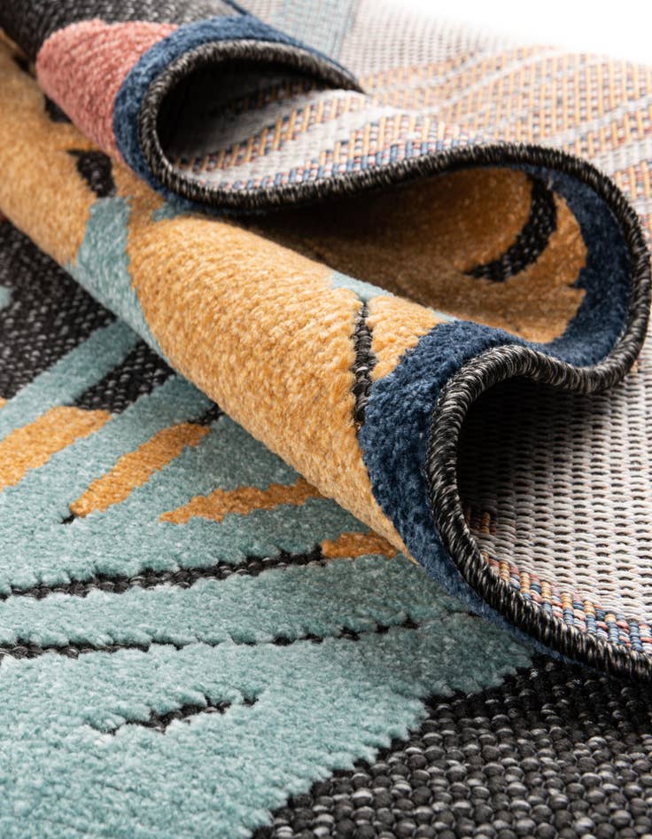 Detail image of  2' x 10'  Washable Belize Indoor / Outdoor Runner Rug