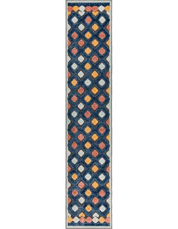 2' x 10' Washable Belize Indoor / Outdoor Runner Rug