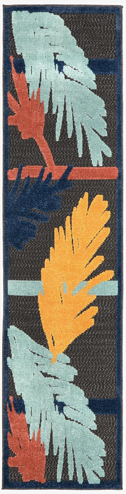  2' x 8'  Washable Belize Indoor / Outdoor Runner Rug