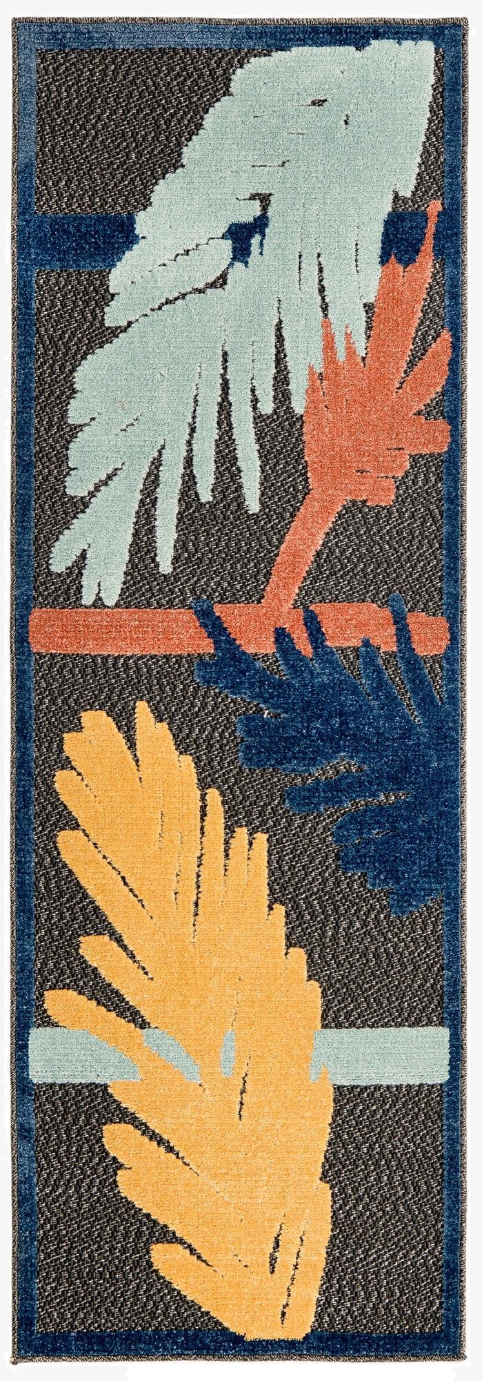  2' x 6'  Washable Belize Indoor / Outdoor Runner Rug
