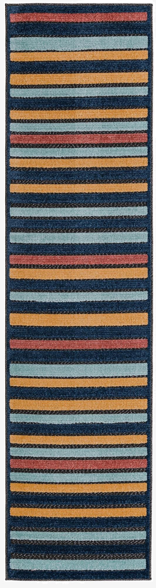  2' x 8'  Washable Belize Indoor / Outdoor Runner Rug
