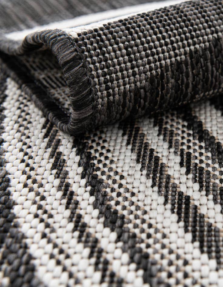 Detail image of  2' x 6'  Washable Modern Indoor / Outdoor Runner Rug