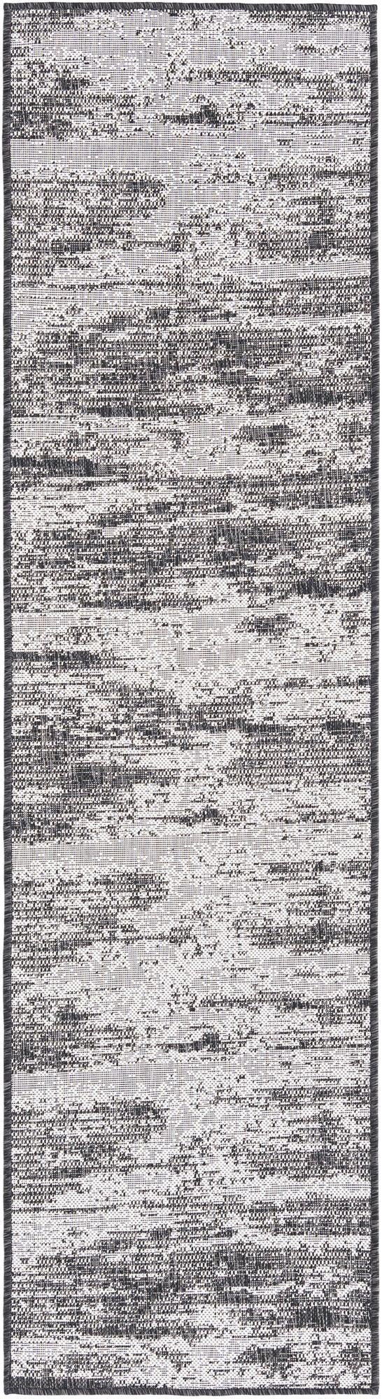  2' x 8'  Washable Modern Indoor / Outdoor Runner Rug