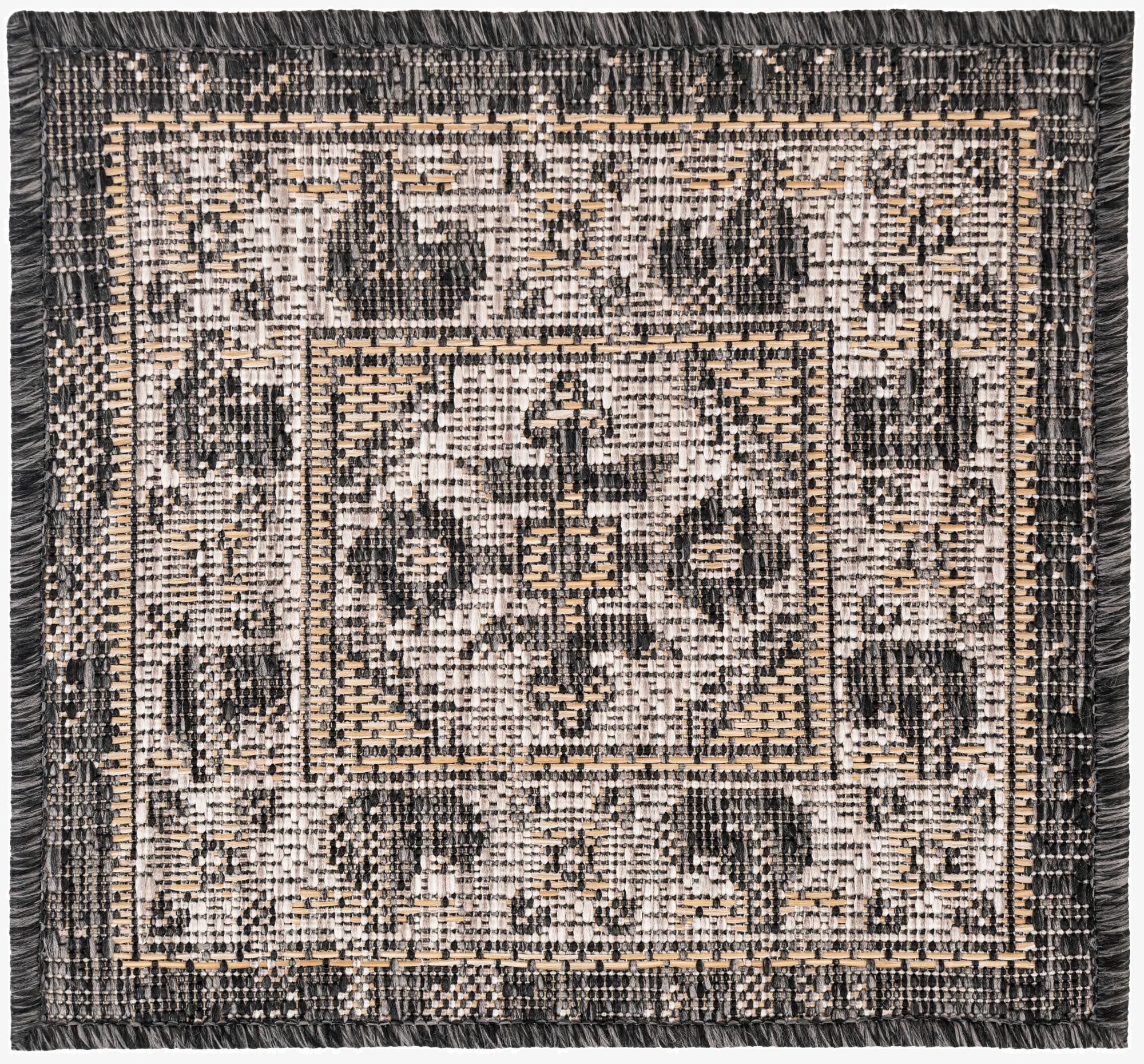  1' 4 x 1' 4  Washable Traditional Indoor / Outdoor Sample Rug