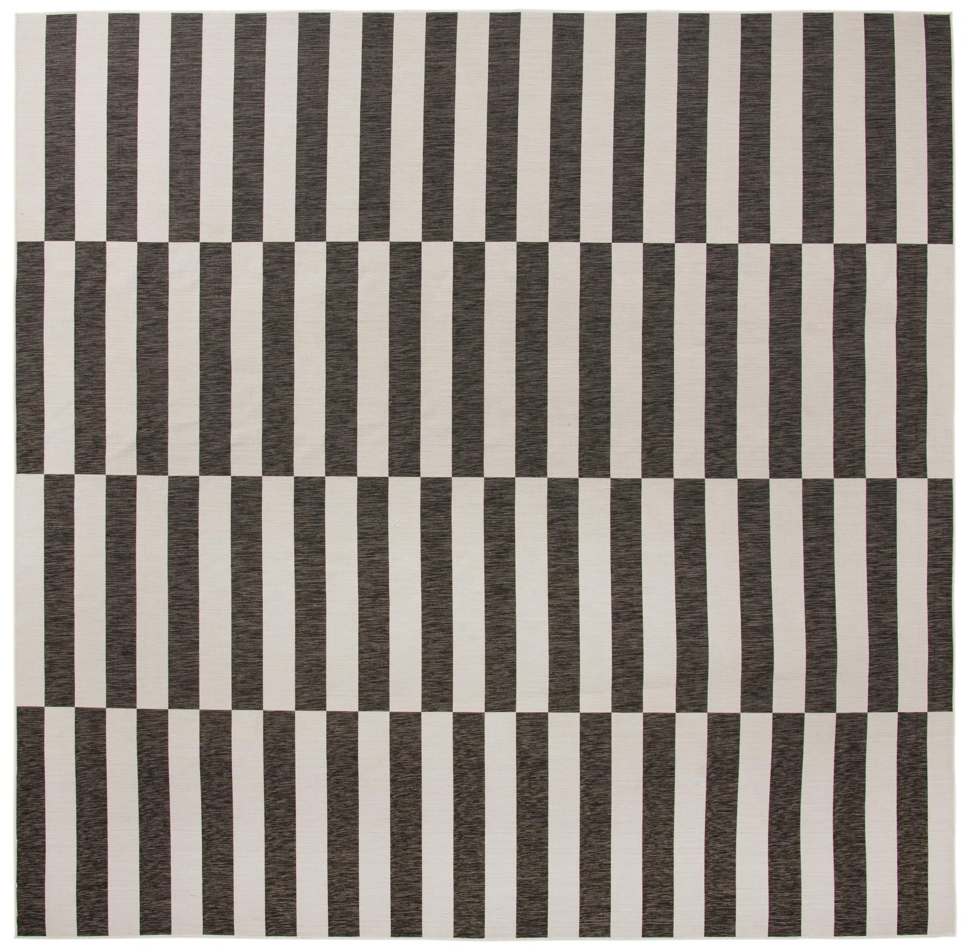  13' x 13'  Washable Ribbon Indoor / Outdoor Square Rug