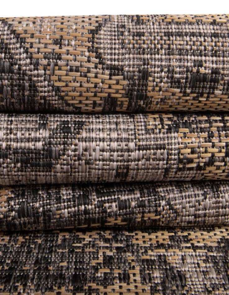 Detail image of  13' x 13'  Washable Traditional Indoor / Outdoor Square Rug