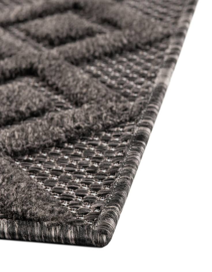 Detail image of  7' 10 x 7' 10  Washable Trellis Textured Indoor / Outdoor Square Rug