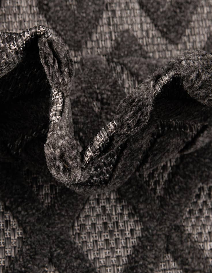 Detail image of  7' 10 x 7' 10  Washable Trellis Textured Indoor / Outdoor Square Rug