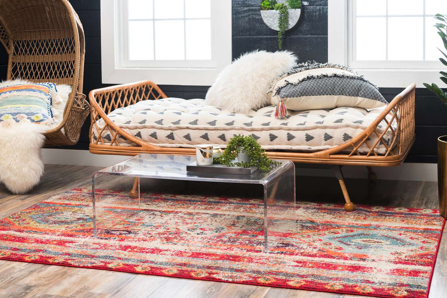 Cherry Pink 5' x 8' Mesa Rug | Rugs.com