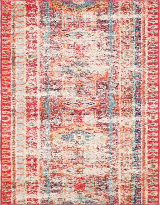 Primary image  2' 7 x 10'  Washable Mesa Runner Rug