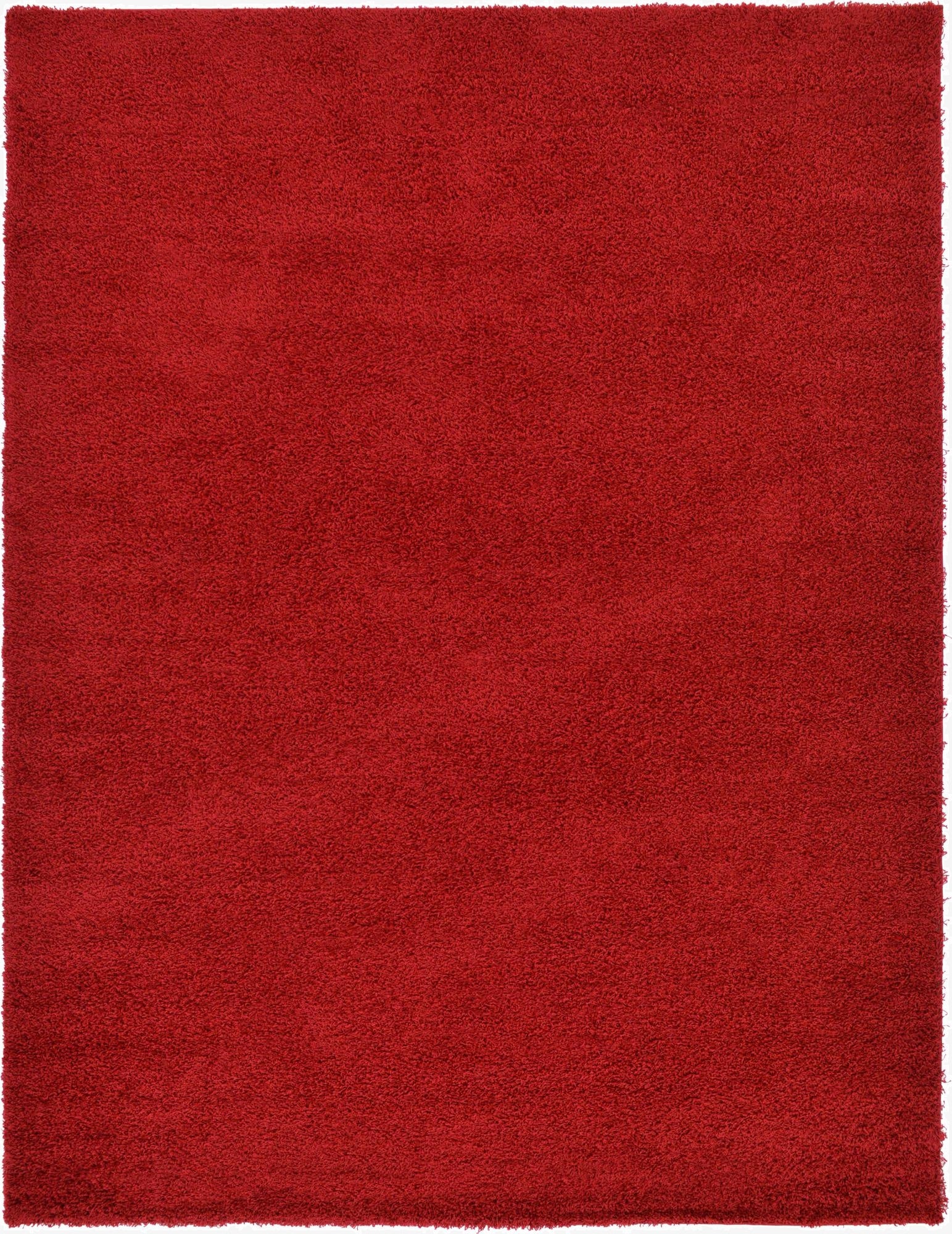  9' x 12' Solid Shag Rug