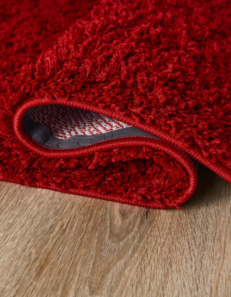 Detail image of  6' x 6' Solid Shag Round Rug