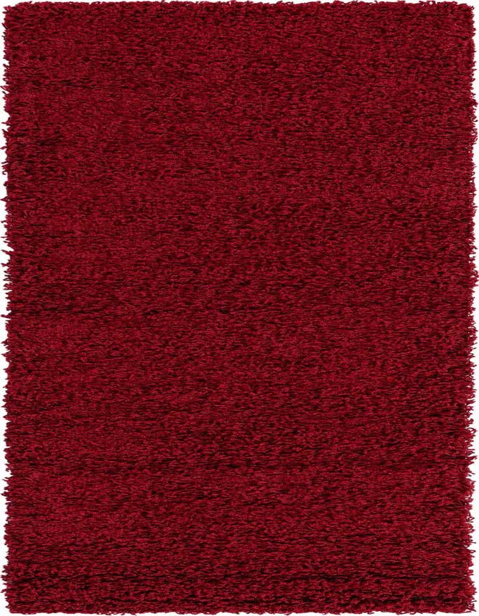 Detail image of  2' x 6' 5 Solid Shag Runner Rug