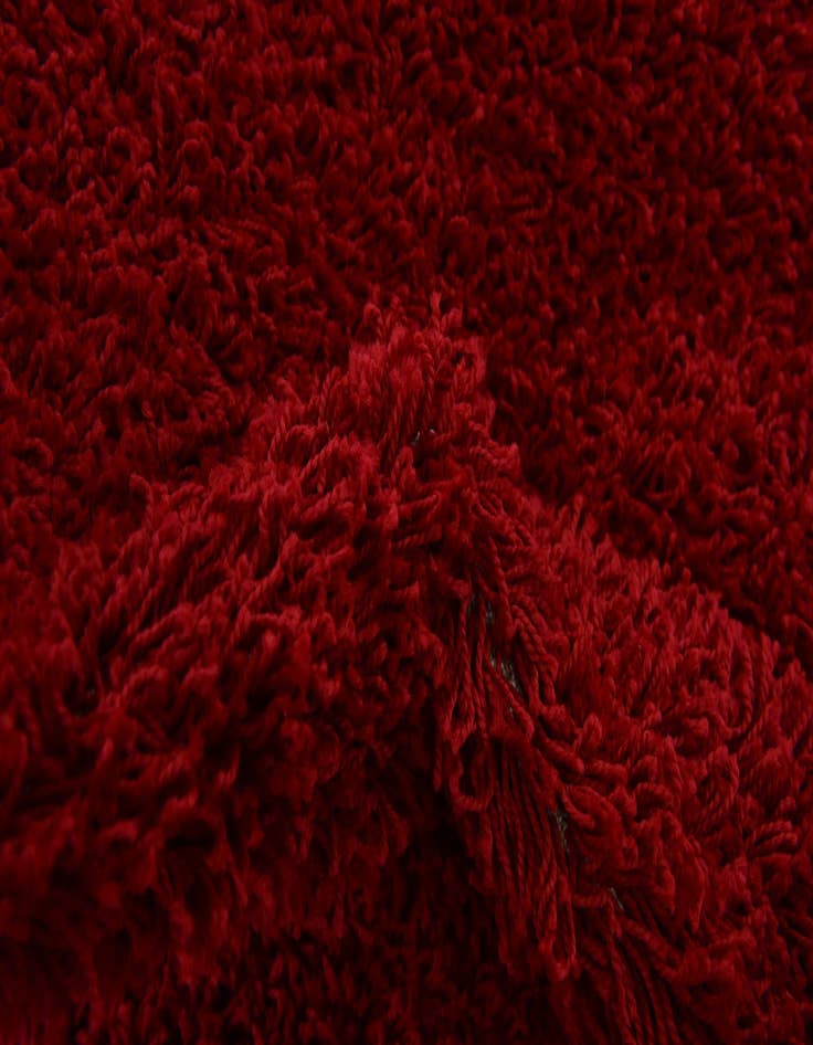 Detail image of  2' x 6' Solid Shag Runner Rug