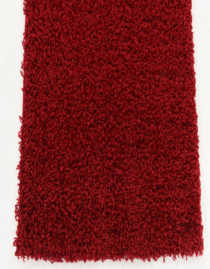 Detail image of  2' x 6' Solid Shag Runner Rug