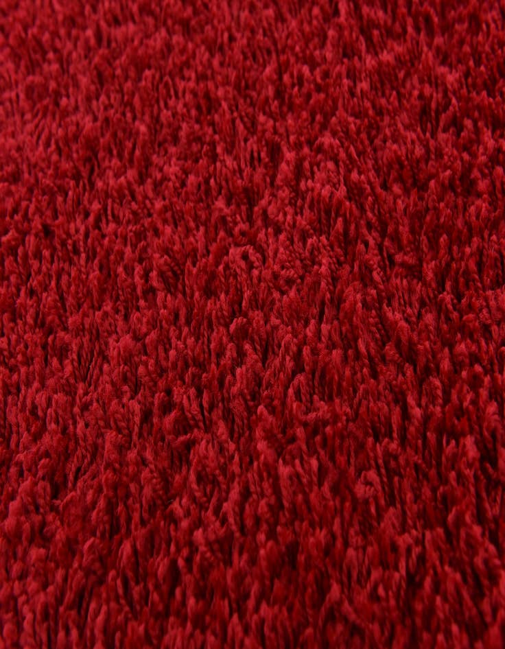 Detail image of  2' x 6' Solid Shag Runner Rug