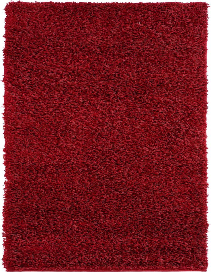 Detail image of 2' x 5' Solid Shag Runner Rug