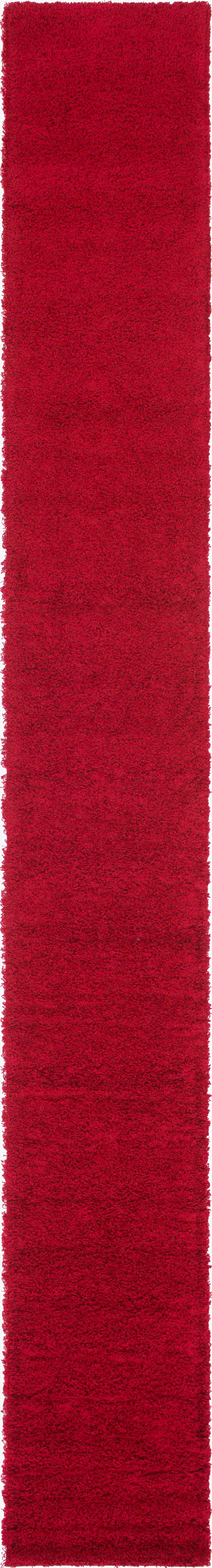  2' 7 x 19' 8 Solid Shag Runner Rug