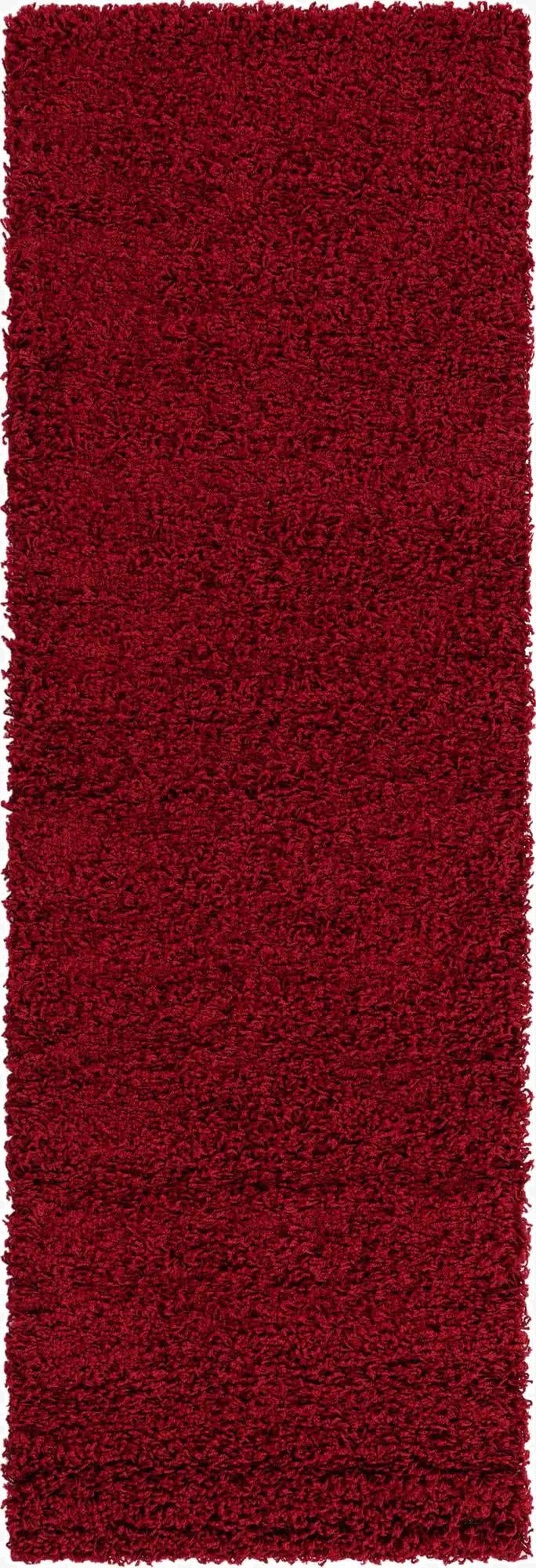  2' x 6' 5 Solid Shag Runner Rug