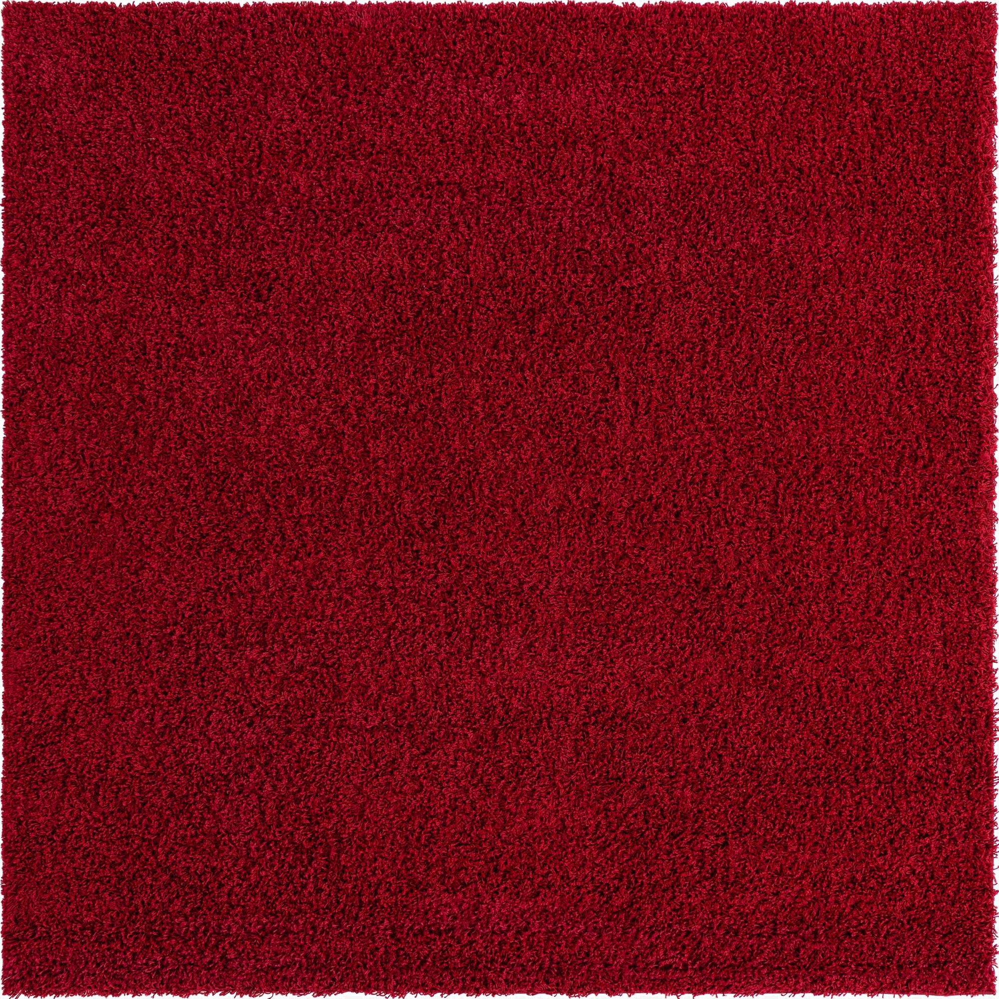  7' 10 x 7' 10 Solid Shag Square Rug