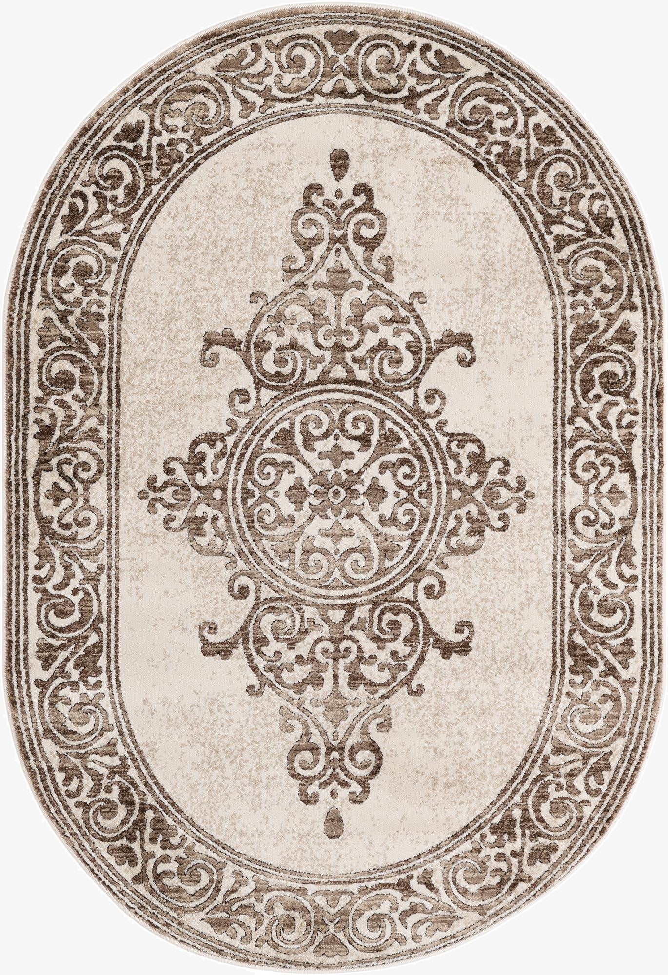  4' x 6' Hermitage Oval Rug