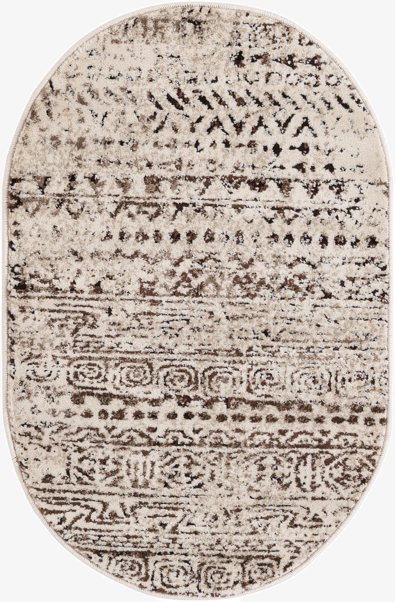  2' x 3' Hermitage Oval Rug