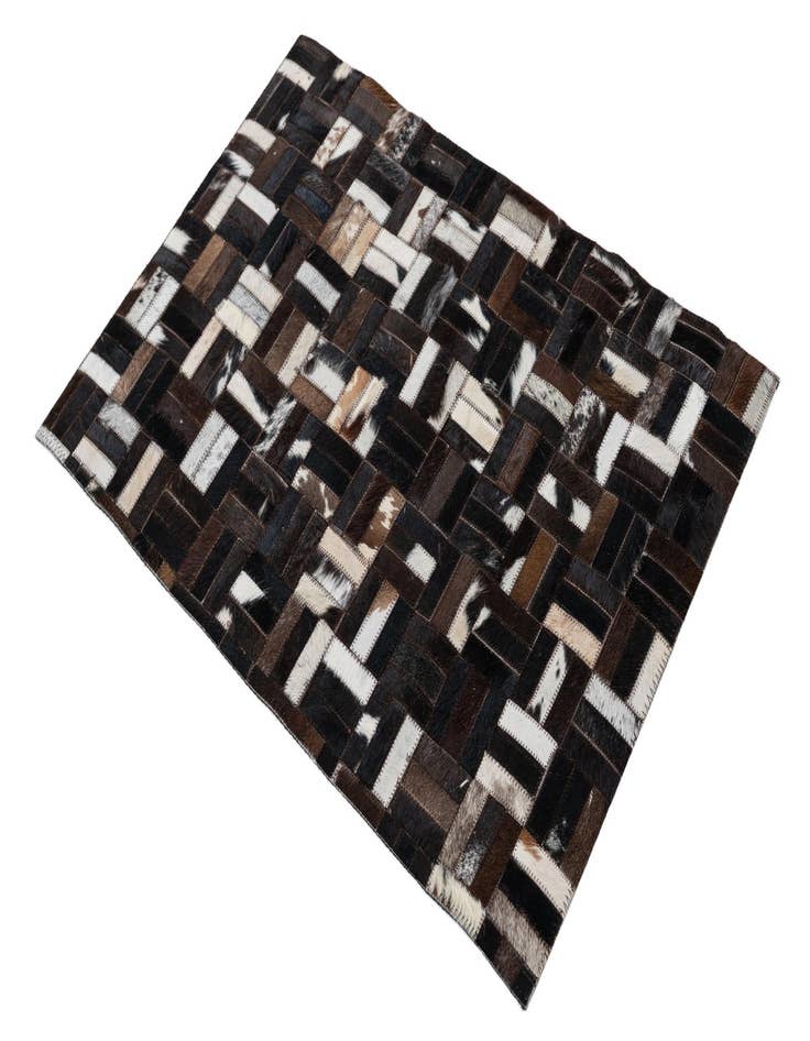 Detail image of  2' 1 x 3' Cowhide Leather Rug