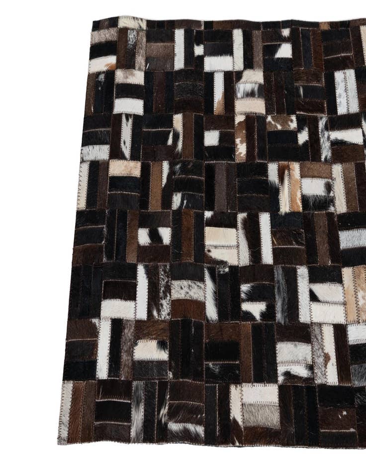 Detail image of  2' 1 x 3' Cowhide Leather Rug