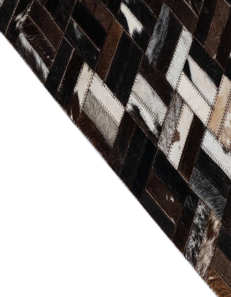Detail image of  2' 1 x 3' Cowhide Leather Rug