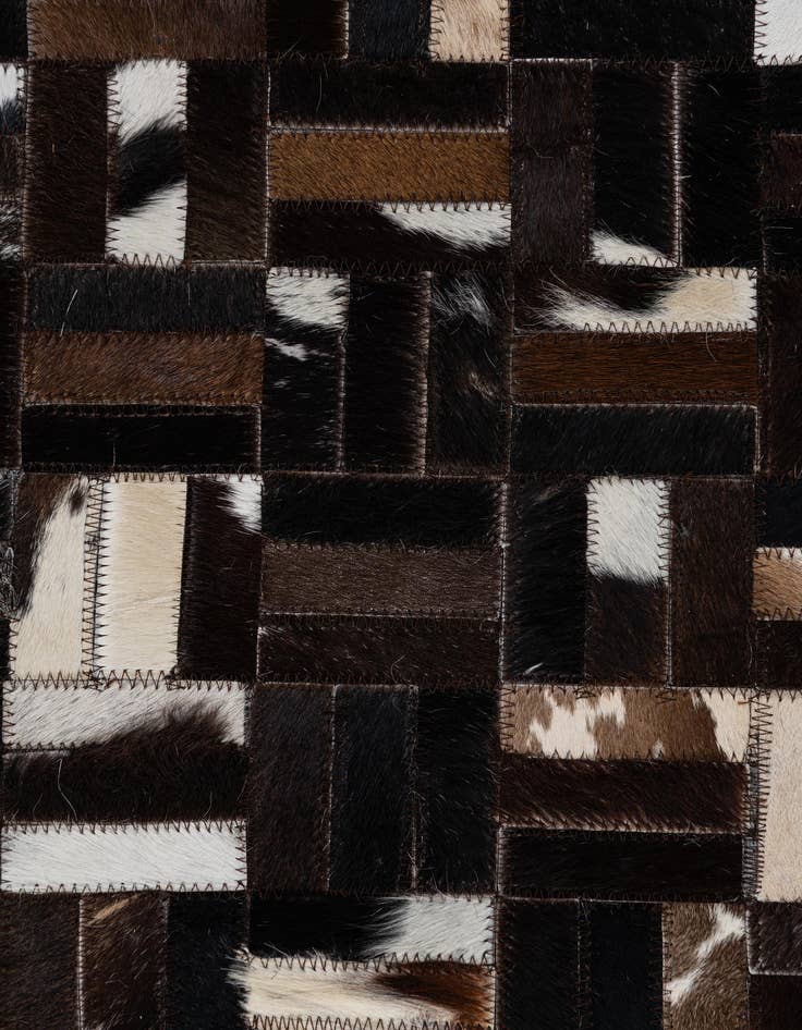 Detail image of  2' 1 x 3' Cowhide Leather Rug