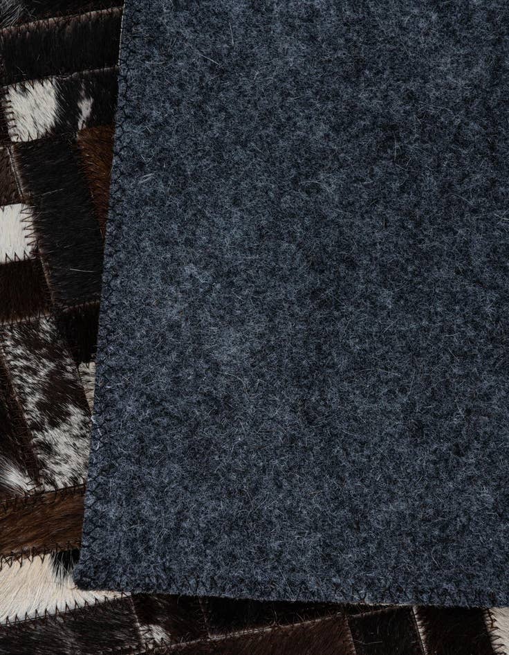 Detail image of  2' 1 x 3' Cowhide Leather Rug