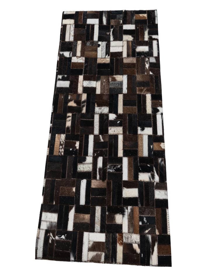 Detail image of  2' x 3' Cowhide Leather Rug