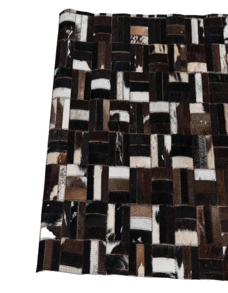 Detail image of  2' x 3' Cowhide Leather Rug