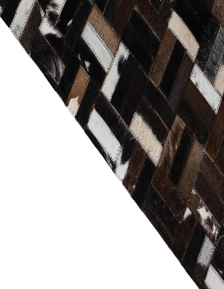 Detail image of  2' x 3' Cowhide Leather Rug
