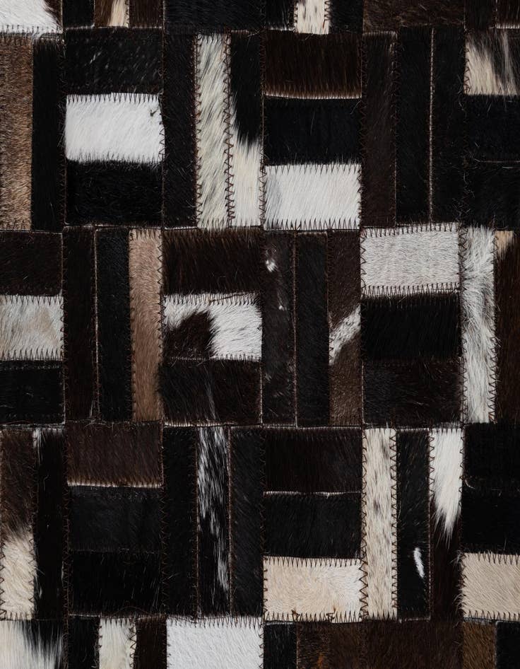 Detail image of  2' x 3' Cowhide Leather Rug
