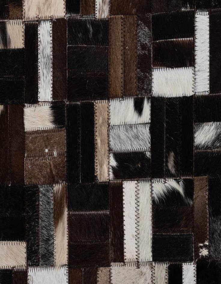 Detail image of  2' x 3' Cowhide Leather Rug