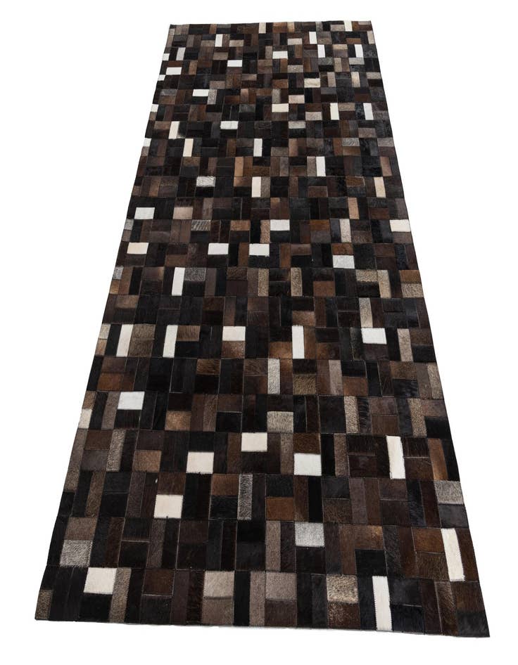 Detail image of  5' x 7' 9 Cowhide Leather Rug