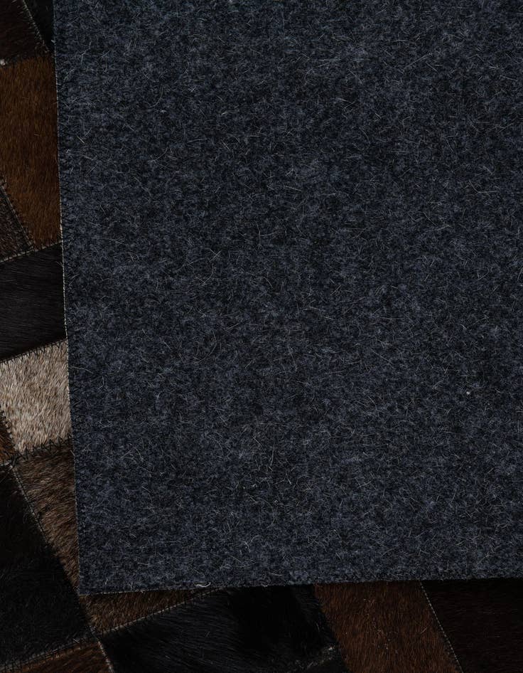 Detail image of  5' x 7' 9 Cowhide Leather Rug