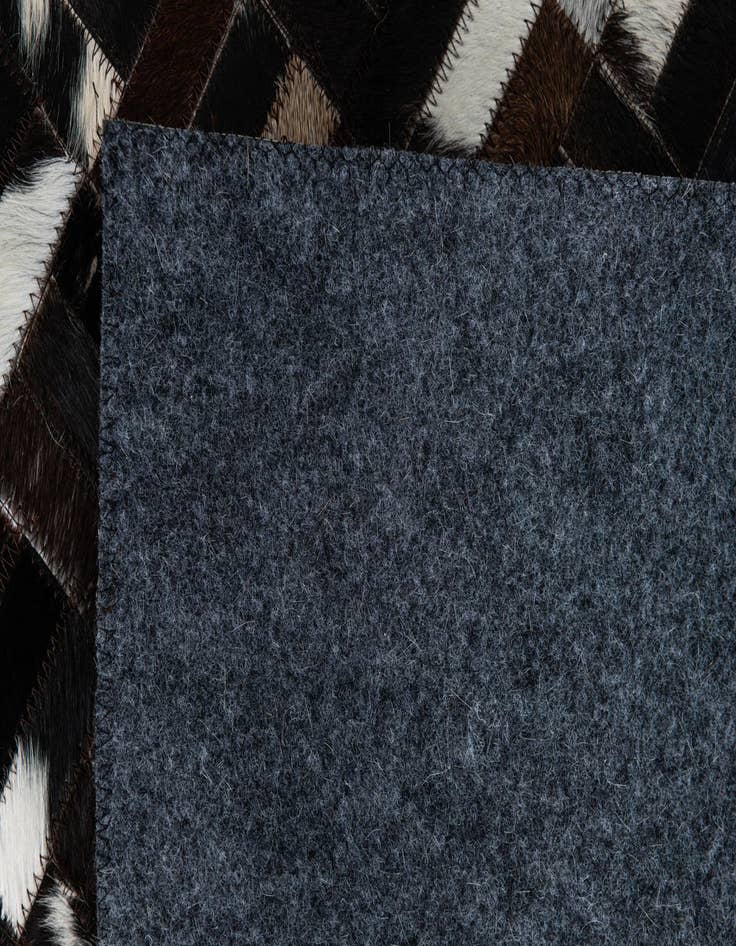 Detail image of  2' 1 x 3' Cowhide Leather Rug
