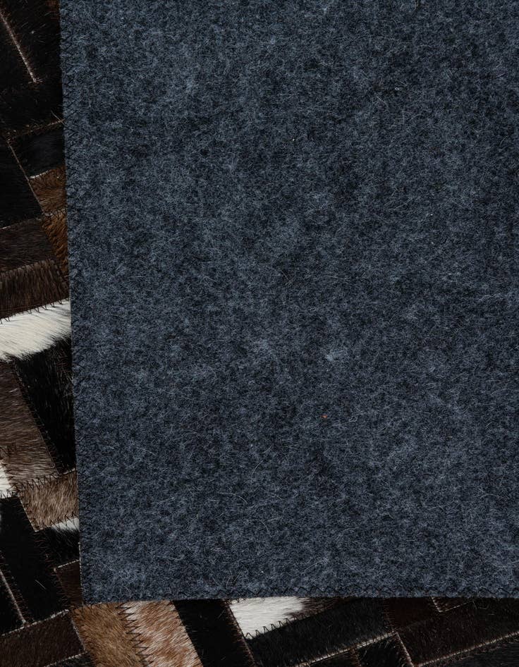 Detail image of  5' x 7' 10 Cowhide Leather Rug