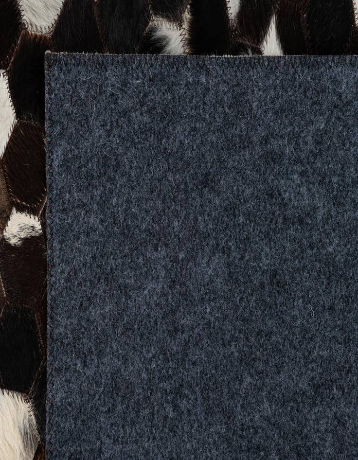 Detail image of  5' x 8' Cowhide Leather Rug