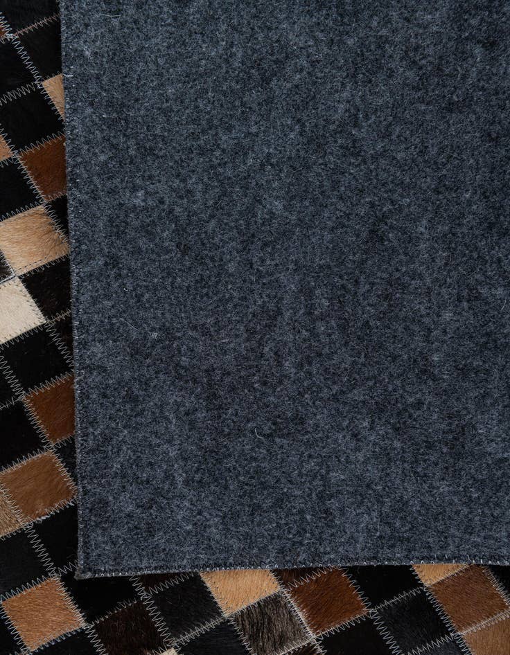 Detail image of  5' 1 x 8' Cowhide Leather Rug