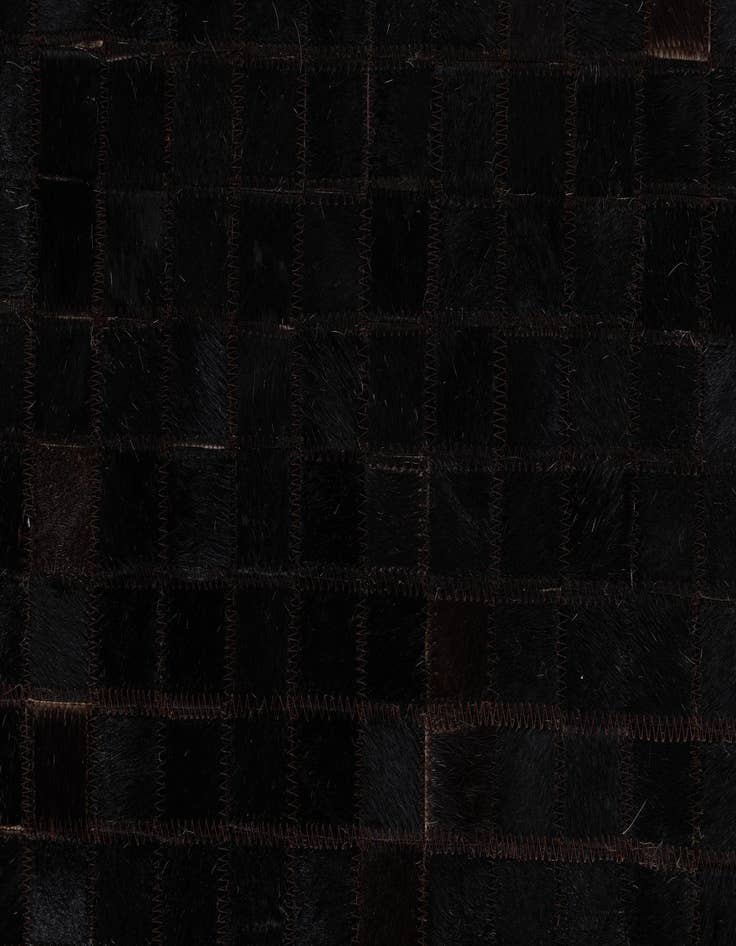 Detail image of  5' x 7' 10 Cowhide Leather Rug