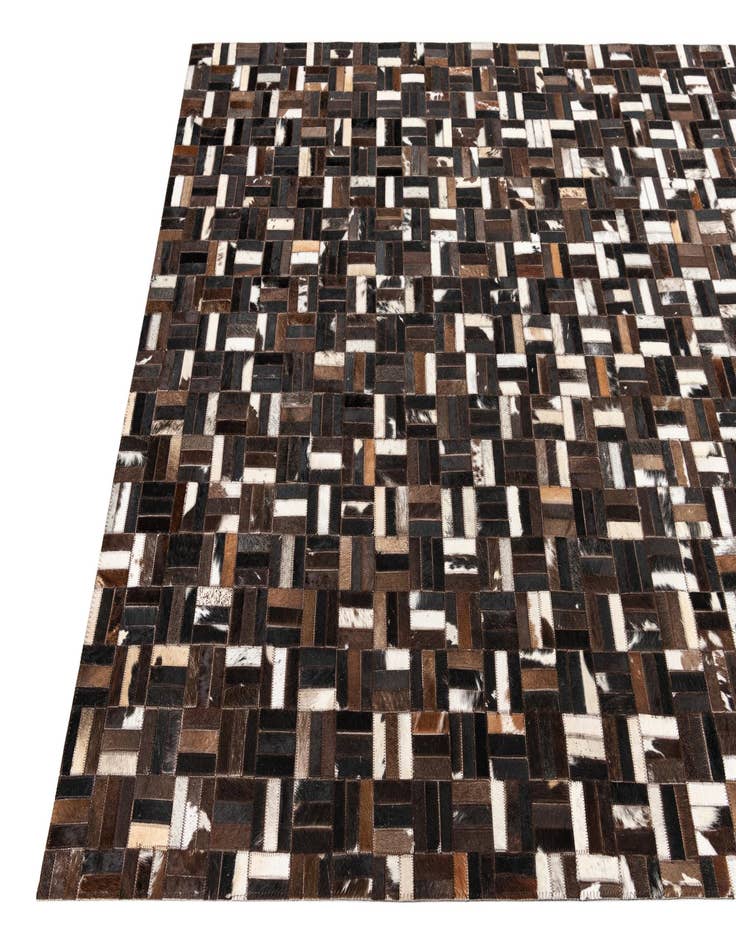 Detail image of  5' x 8' Cowhide Leather Rug