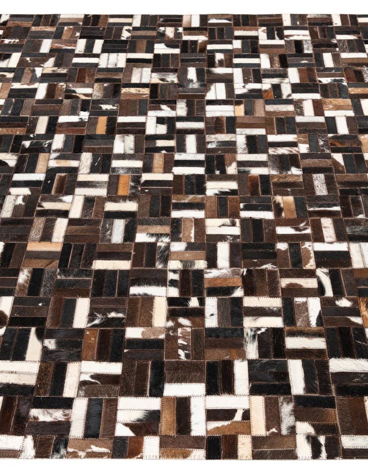 Detail image of  5' x 8' Cowhide Leather Rug