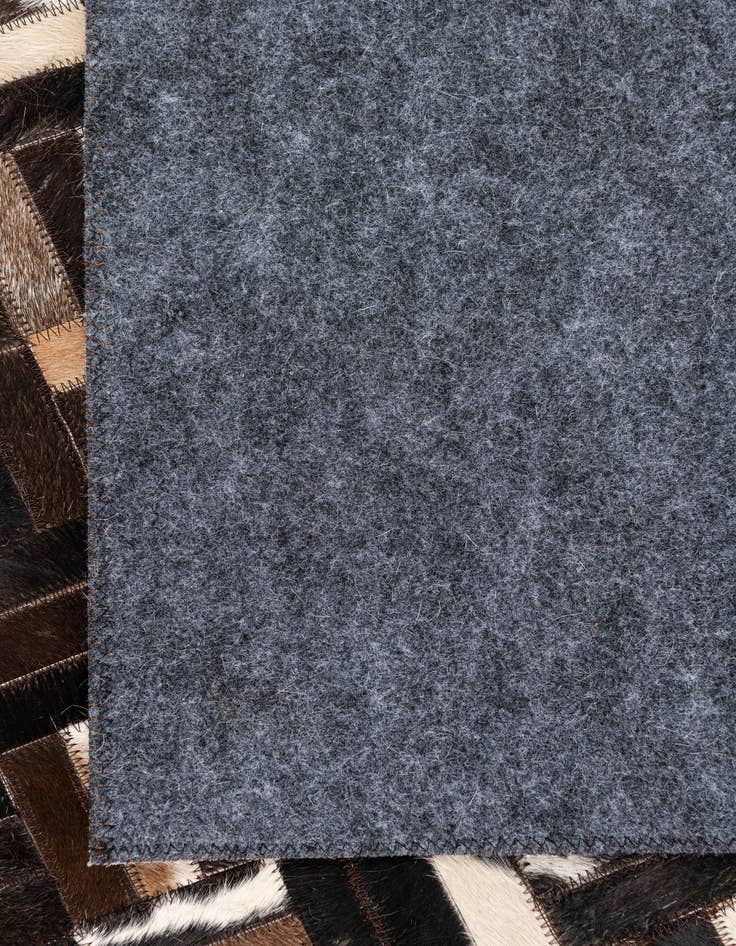 Detail image of  5' x 8' Cowhide Leather Rug