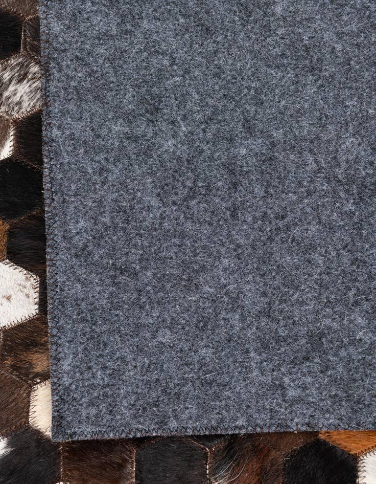 Detail image of  5' x 8' Cowhide Leather Rug