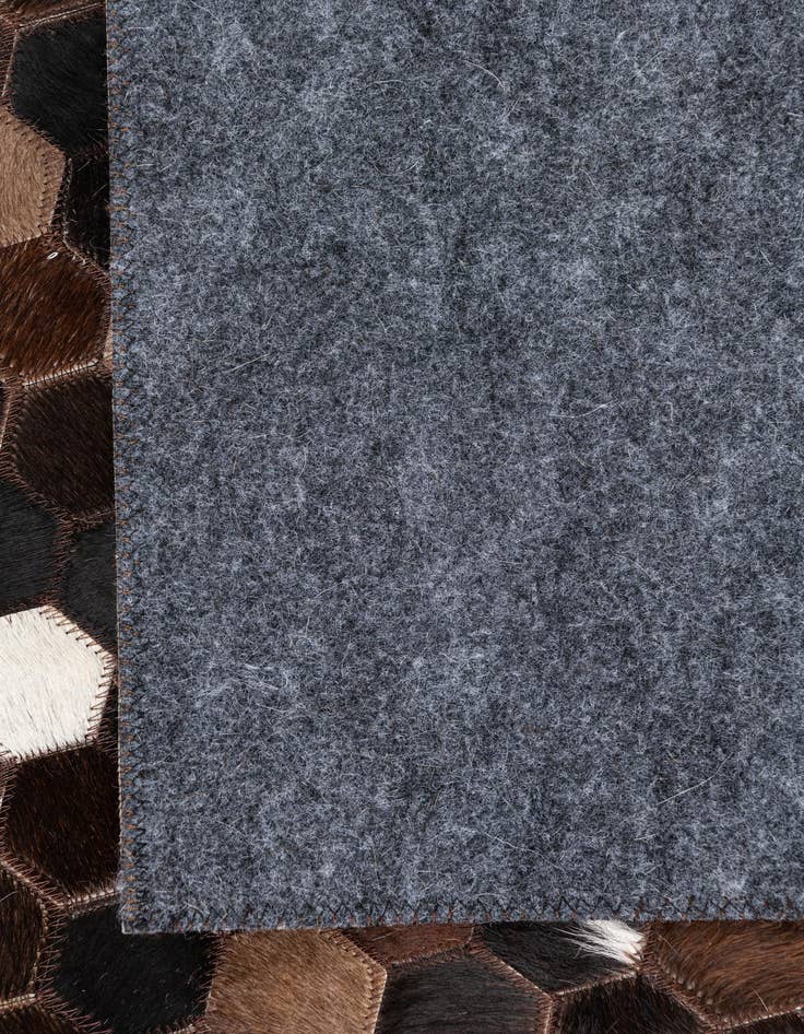 Detail image of  5' x 8' Cowhide Leather Rug