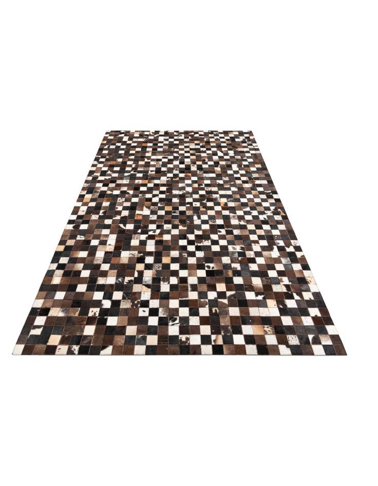 Detail image of  5' x 8' Cowhide Leather Rug