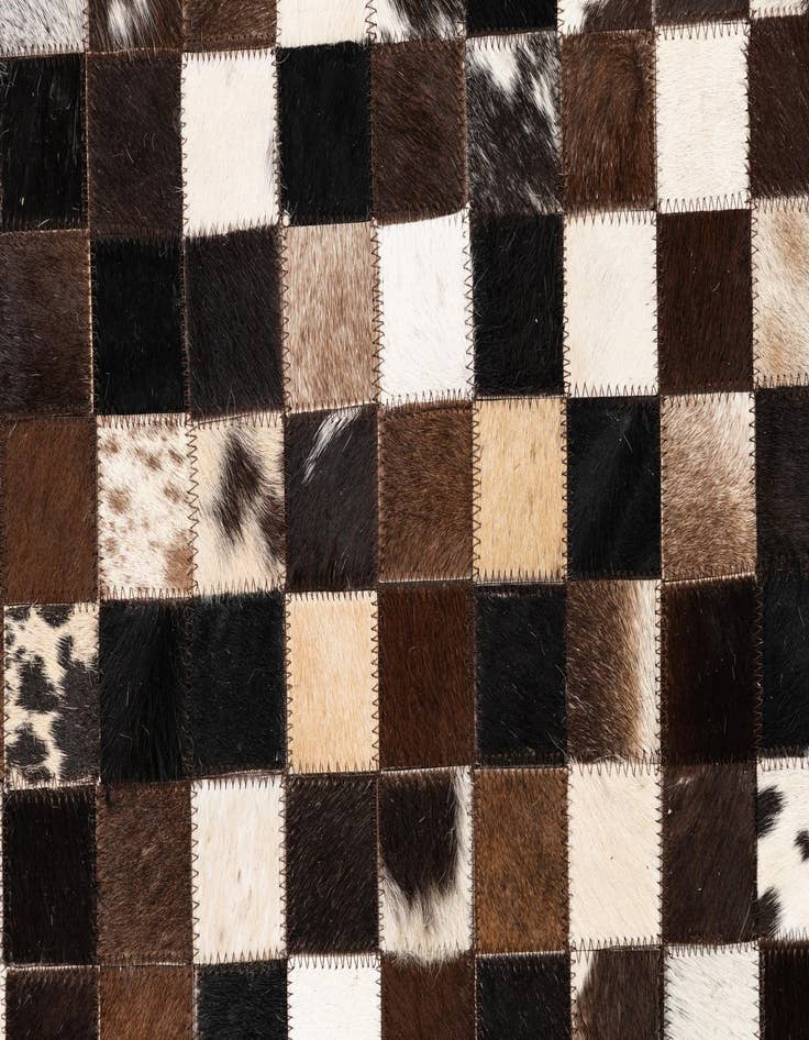 Detail image of  5' x 8' Cowhide Leather Rug